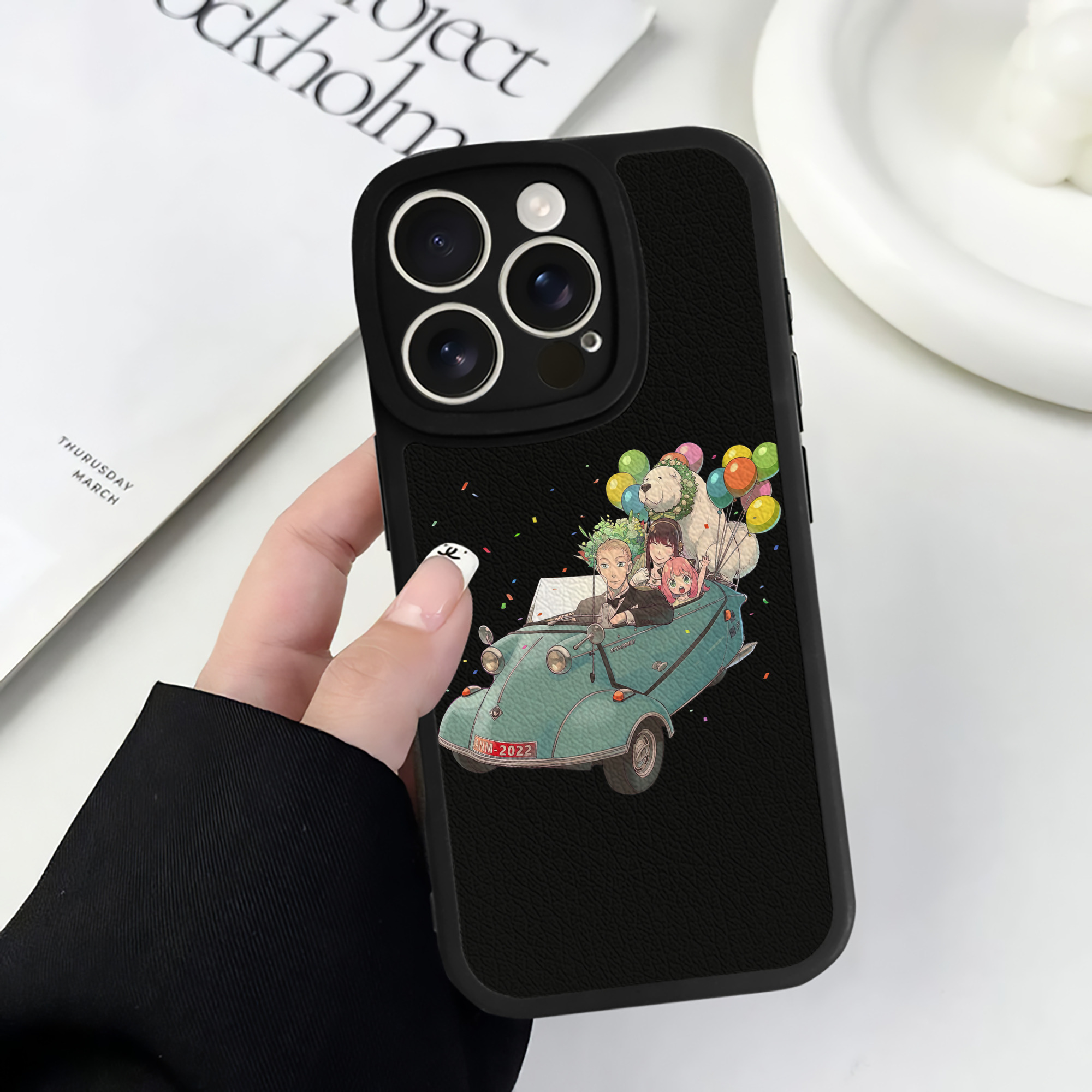（画像用） SPY×FAMILY间谍家家酒 【iPhone 16シリーズ対応】シリコンスマホケース（レザー調） 材質：シリコン